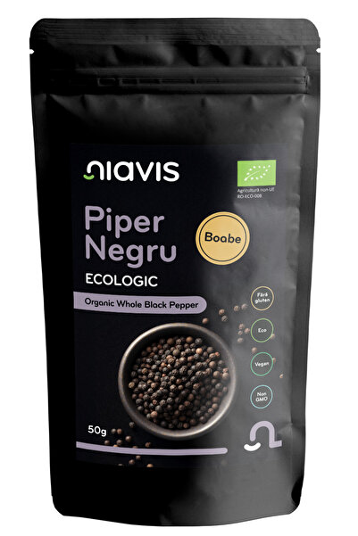Niavis Piper Negru Boabe /Bio 50G