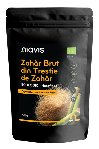 Niavis Zahar Brut Din Trestie De Zahar /Bio 500G