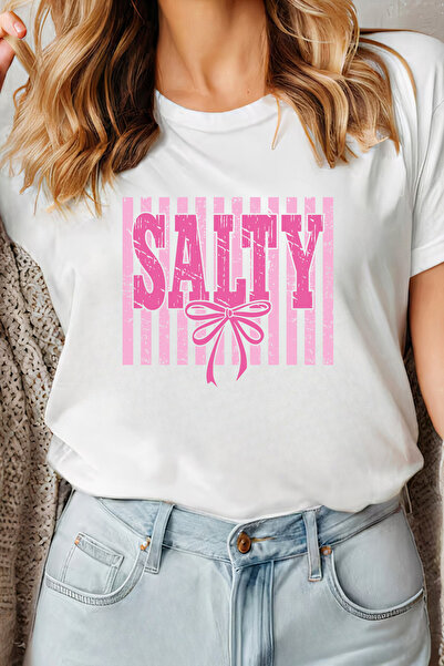 Sarah's Boutique Women's T-shirt – 100% cotton – Salty Stripes