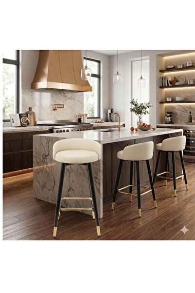 luxino Swivel Counter Island Bar Chair Barstools Counter Height Bar Stools Ro...