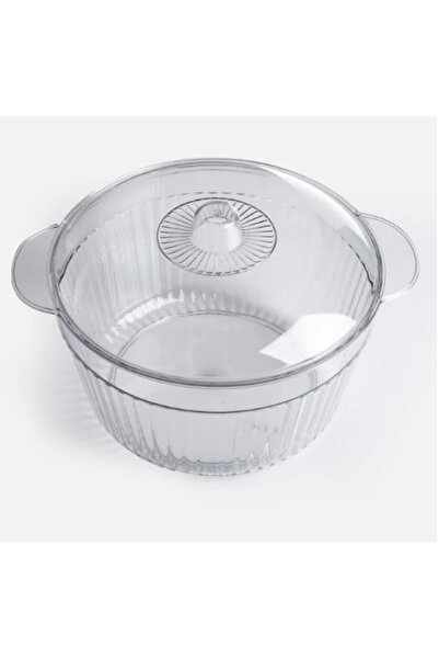 OEM Bol de salată din plastic cu capac 3,8 L