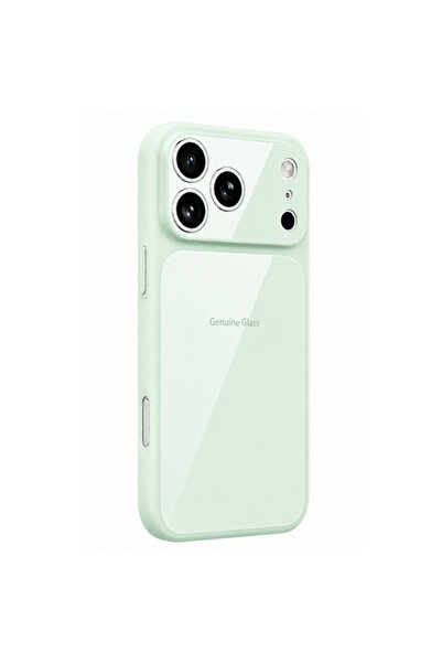 OEM Θήκη MagSafe για Apple iPhone 17, Γνήσια, με Γνήσιο Γυαλί, Πράσινο