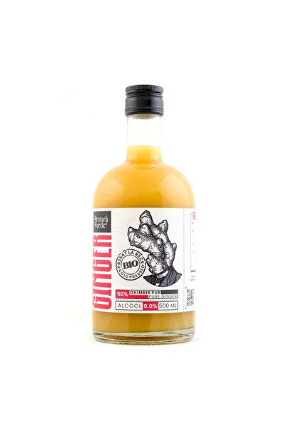 Frunza Verde Ghimbir BIO cu 50% ghimbir pur, 0% alcool, 500 ml, Frunză Verde