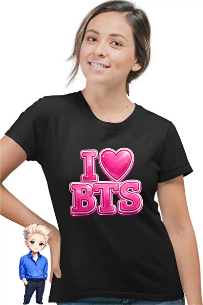OEM Tricou Femei I Love BTS Bangtan K-Pop