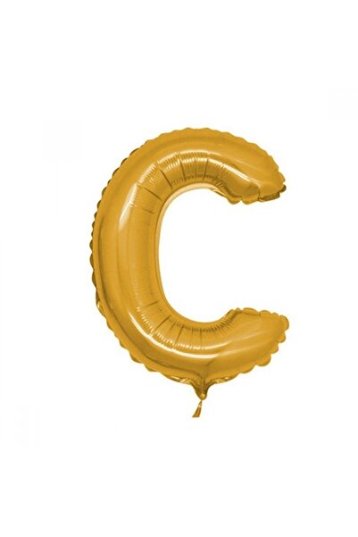 Gemar Foil Balloon Gold Letter C 100 cm