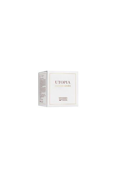 Wooden Spoon Lumânare parfumată Utopia cu patchouli, 200 g