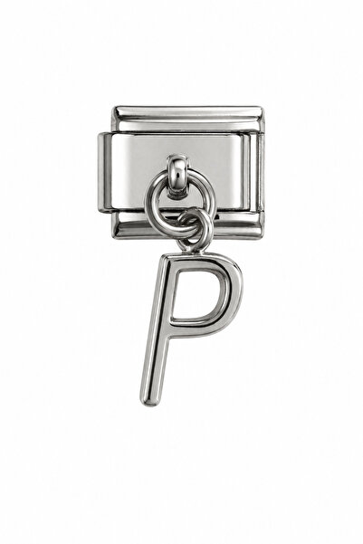 Lav Aksesuar Gift Letter Charm Stainless Steel Bracelet