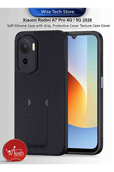 Wtech Xiaomi Redmi A7 Pro 4G / 5G 2026 Soft Silicone Case with Grip, Protecti...