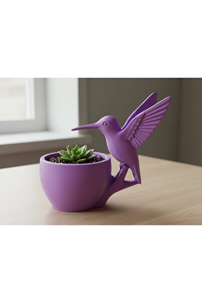 OEM Ghiveci Decorativ cu Pasăre Colibri, Suport pentru Plante mici