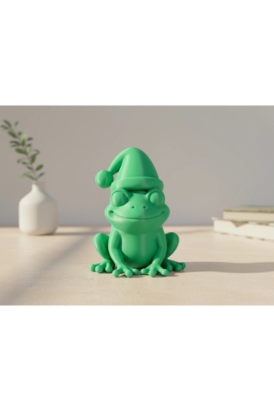 OEM Figurină Broscuță Decorativă cu Căciulă 15 mm