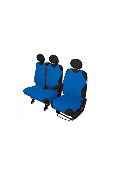 KEGEL Tank top car seat covers for minibus/VAN 2+1 seats, color Blue