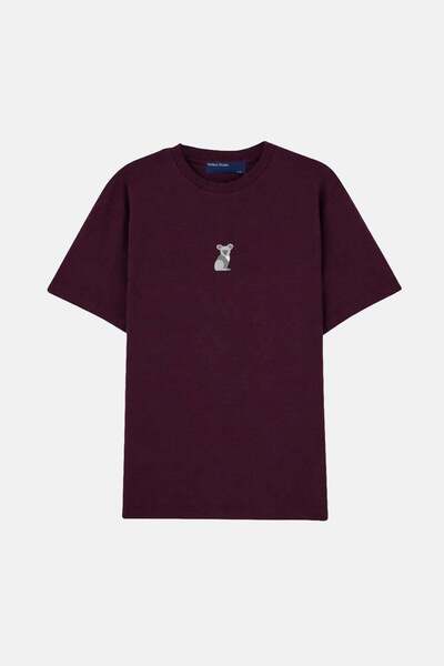 Reflect Studio Koala Premium majica - Bordo crvena