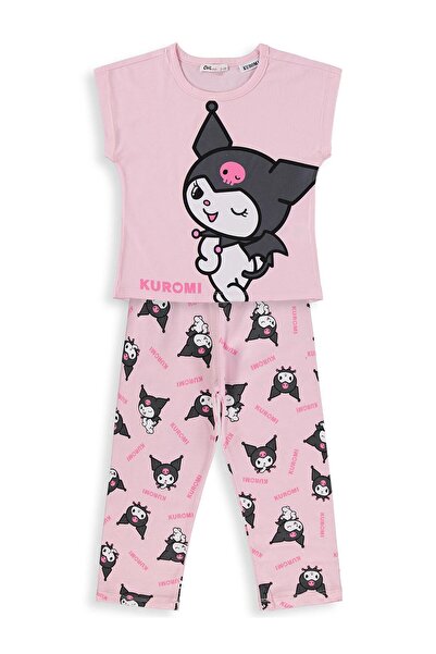 kuromi 2-5 Yaş Pijama Takımı - Pembe