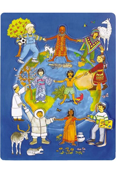 Puzzle Children's World Map