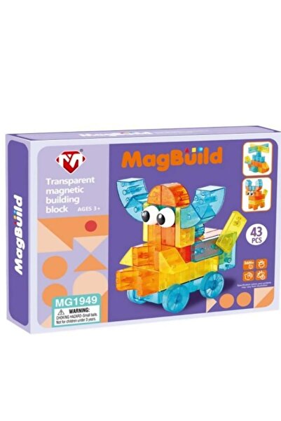 Puzzle العاب المغناطيس شفافة 43 قطعة