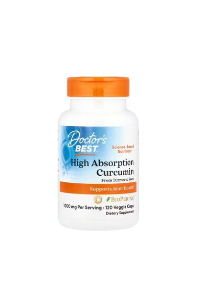 Doctor's Best Curcumină cu Absorbție Ridicată 500mg 120 Capsule
