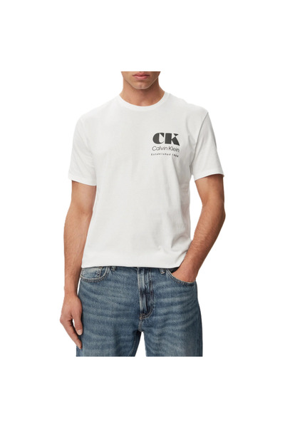 Calvin Klein Tricou SS 30s EU CK RESORT GRAPHIC TEE Barbati