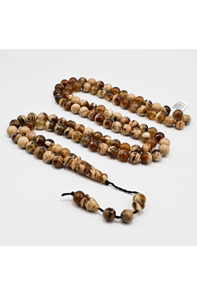 genernic Sumatran Amber Rosary 99 Beads, 58g , Round Cut Prayer Beads ,10 mm ...