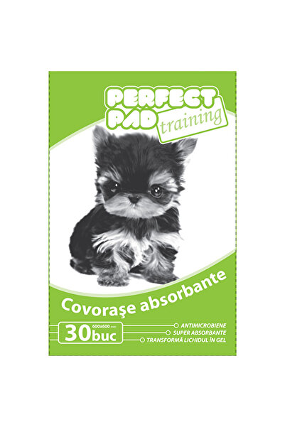 Perfect Pads Perfect Pad, Covorașe absorbante pentru caini - 60x60 cm, 30 buc