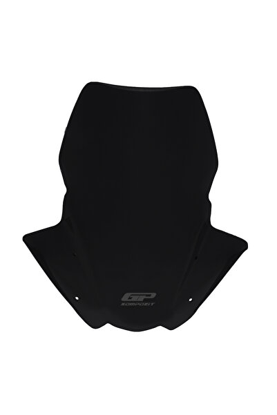 GP KOMPOZİT Honda MSX125 2012-2018 Uyumlu Ön Cam Siyah 44 cm