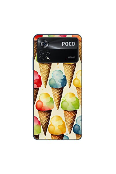 OEM Калъф, съвместим с Xiaomi Poco X4 Pro, силиконов гел TPU модел с десен на...