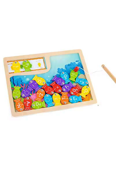 OEM Joc Montessori Pescuit Magnetic cu pestisori colorati cu litere