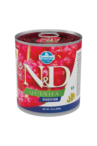 OEM N&D Quinoa Digestion, Adult Dry Dog Food, Lamb and Fennel, 285g