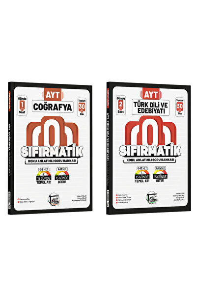 Ders Platosu Sıfırmatik AYT Coğrafya ve Edebiyat 30 Günde Konu Anlatımlı Soru...