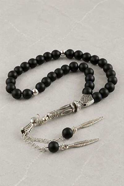 Generic Brand Onix Glass Stone Prayer Beads 8 mm