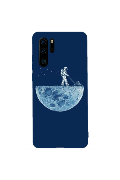 Other Huawei P30 Pro Mowing the moon Transparent Silicone TPU Θήκη