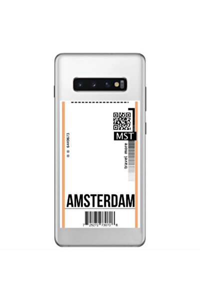Other Samsung S10 Plus Amsterdam Travel More Transparent Silicone TPU Θήκη