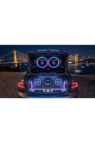 TREND 358 Modlu Neon Işıklı Pixel Kayar Ledli 20CM Midrange Kapağı Midrange K...
