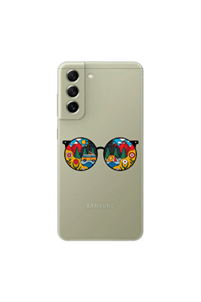 Other Samsung S22 Plus Round Glasses Transparent Silicone TPU Θήκη