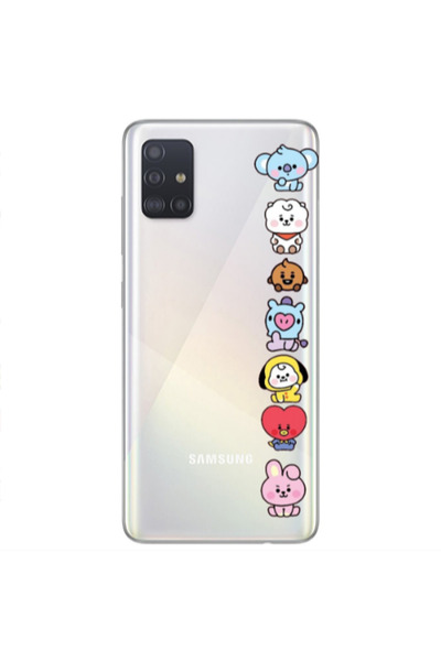 Other Samsung A51 Lovely animals Transparent Silicone TPU Θήκη