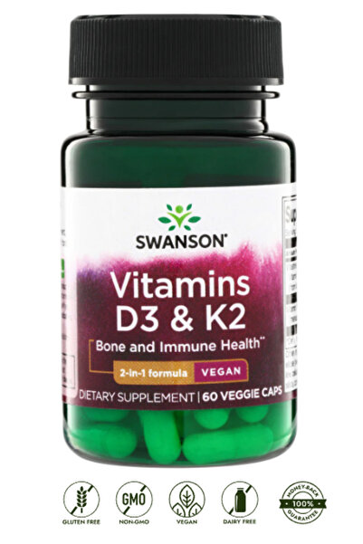 2000 IU 50mcg Bone and Immune Health 60 Kapsül