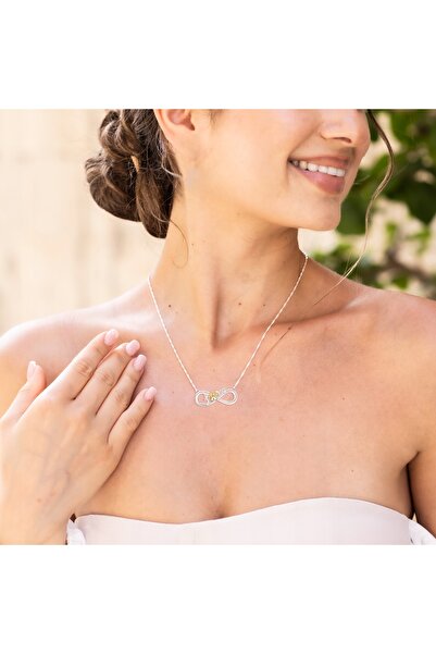 Larezo 925 Silver Necklace, Infinity Love Pendant With Dog Or Cat Paw, Ideal ...