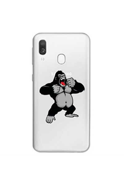 Other Samsung A40 Angry Gorilla2 Transparent Silicone TPU Θήκη