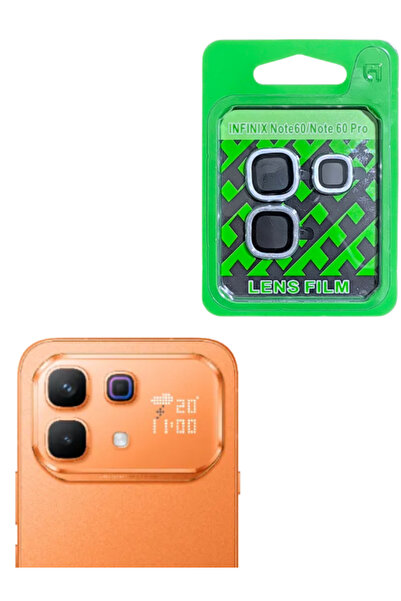 CaseTechnoo İnfinix Note 60-Note 60 Pro Uyumlu Metal Kasa Kamera Lens Koruyucu
