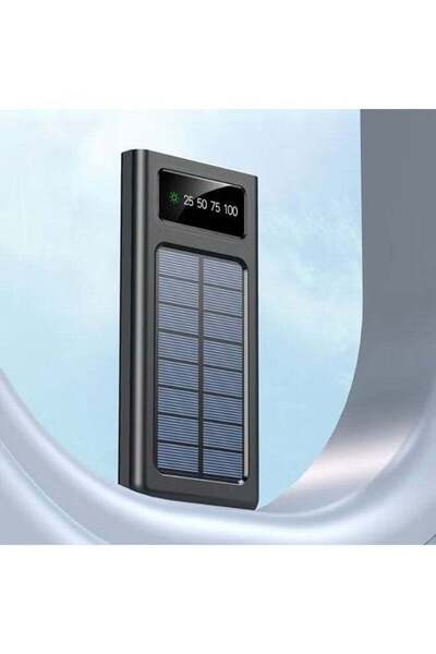 Gennext Powerbank 20000mAh Solar Charger – High-Capacity Portable External Ba...