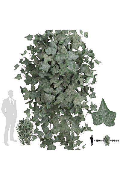 Roberto Rossi Iedera artificiala catifelata H90 cm cu 352 frunze verde inchis