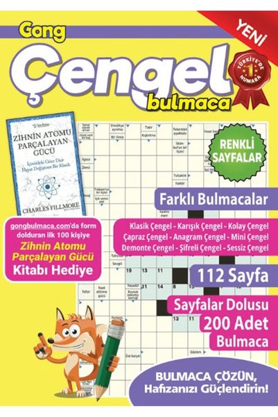 Maxi Yayıncılık Gong Çengel Bulmaca 15 / Bertan Kodamanoğlu / / 9772687460200