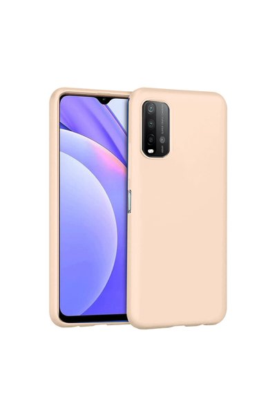 TakÇalıştır حافظة متوافقة مع هاتف Redmi 9T من السيليكون المخملي الداخلي - بودرة