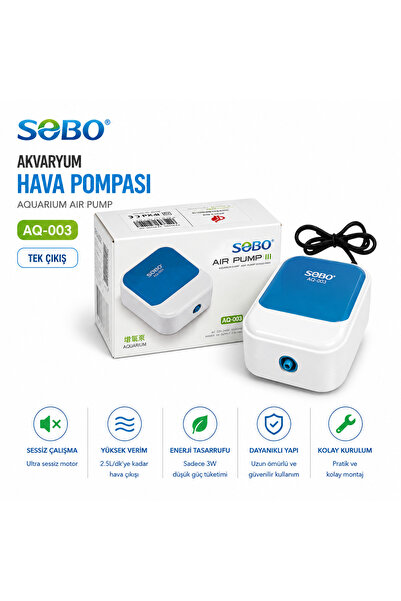 Sobo AQ-003 TEK ÇIKIŞLI HAVA MOTORU 3LT/DK