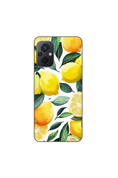 OEM Case compatible with Xiaomi Poco M5 Silicone Gel Tpu Model Lemons Pattern