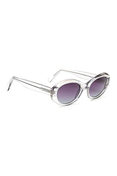 FASTRACK Polarized Sunglasses Grey Frame Purple Mirror Lens 52mm - P605PR3PV