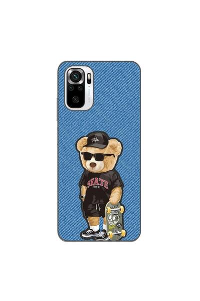 OEM Case compatible with Xiaomi Poco M5s Silicone Gel Tpu Pattern Bear Skate ...