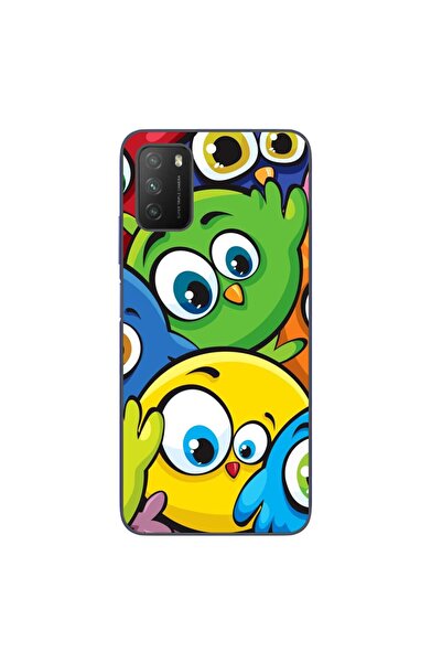 OEM Husa compatibila cu Xiaomi Poco M3 Silicon Gel Tpu Model Bufnite Colorate
