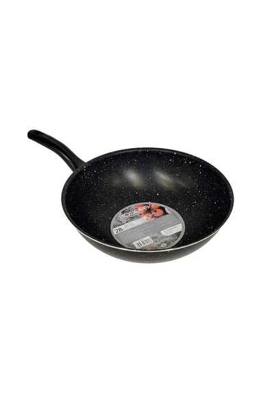 Bonera Granite Wokpan, 28 cm, Black