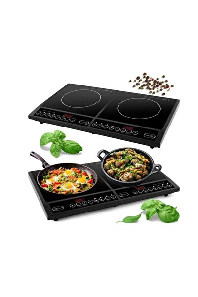 Kraft&dele Plită cu inducție de 2000W, Kraft&Dele, 4 moduri de funcționare, K...