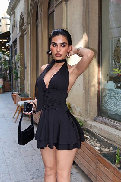 PASSİONE MİA Skirt Flounce Dress